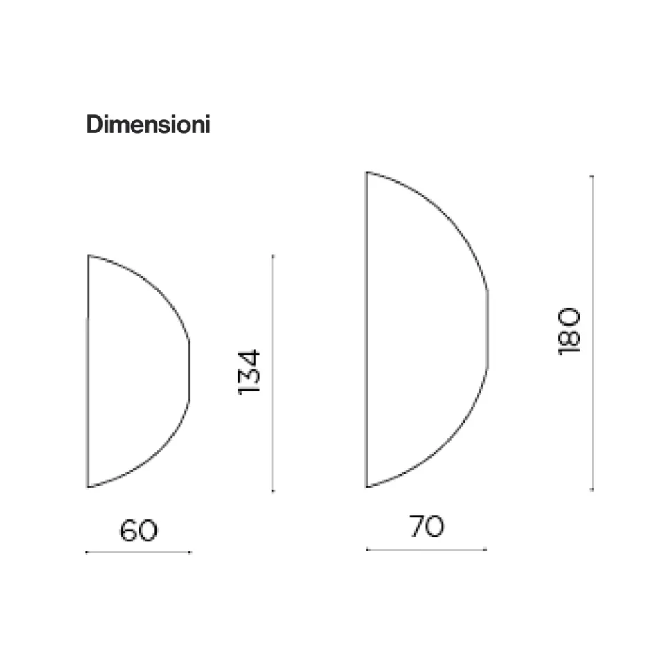 Vormgegeven wandspiegel, gemaakt in Italië - Alfonsa Viadurini