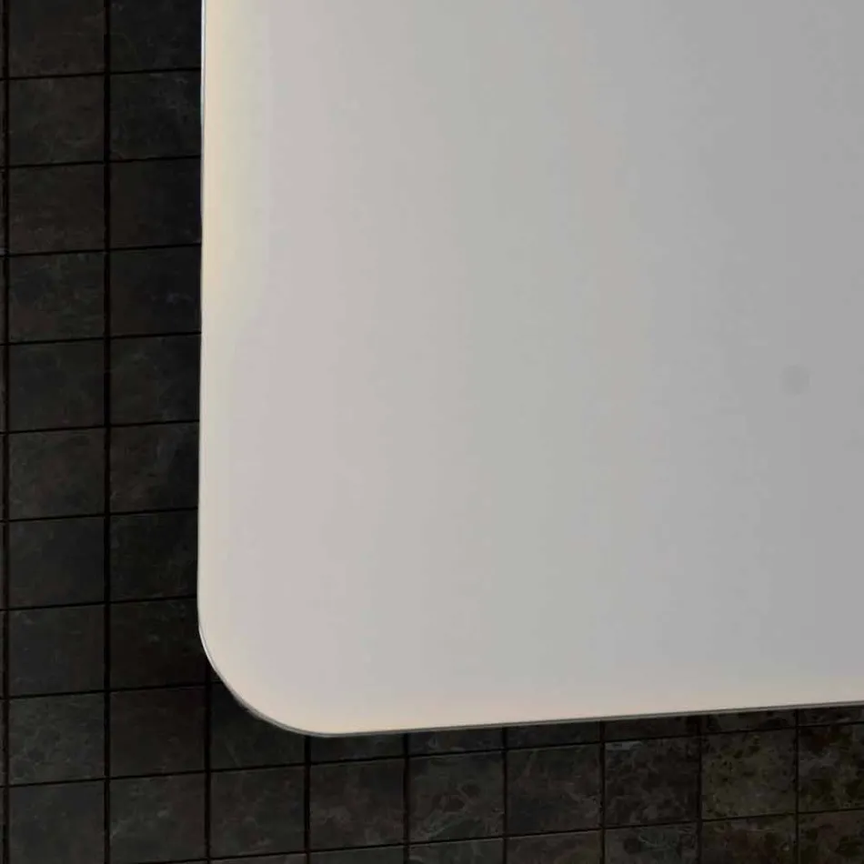 Make-up spiegel modern design, LED-verlichting, Maren Viadurini