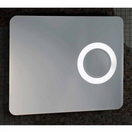 Make-up spiegel modern design, LED-verlichting, Maren Viadurini