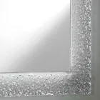 Decoratieve wandspiegel met glazen frame en luxe led-verlichting - Attimo Viadurini