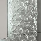 Decoratieve wandspiegel met glazen frame en luxe led-verlichting - Attimo Viadurini