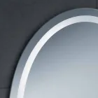 Spiegel modern design met LED-verlichting bad Pure Viadurini