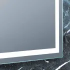 Spiegel modern design badkamers met LED-verlichting Paco Viadurini