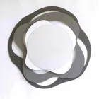 Moderne design spiegel van driekleurige ijzeren muur Made in Italy - Gertrude Viadurini