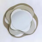 Moderne design spiegel van driekleurige ijzeren muur Made in Italy - Gertrude Viadurini