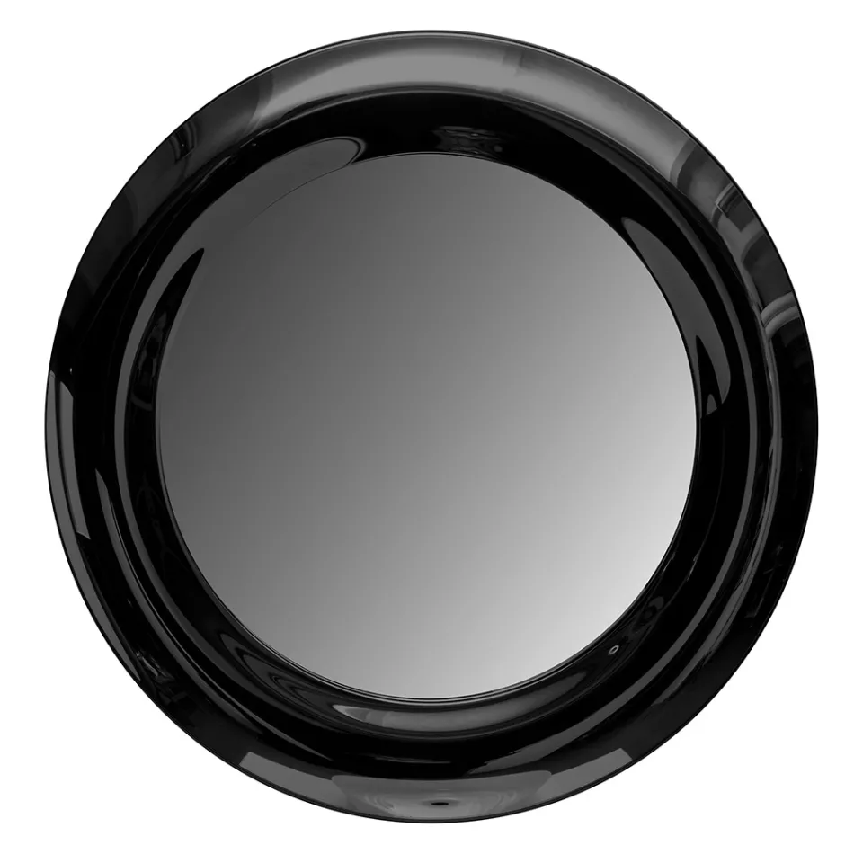 Gebogen glazen spiegel met verlichte led-verlichting - Excelsior Viadurini