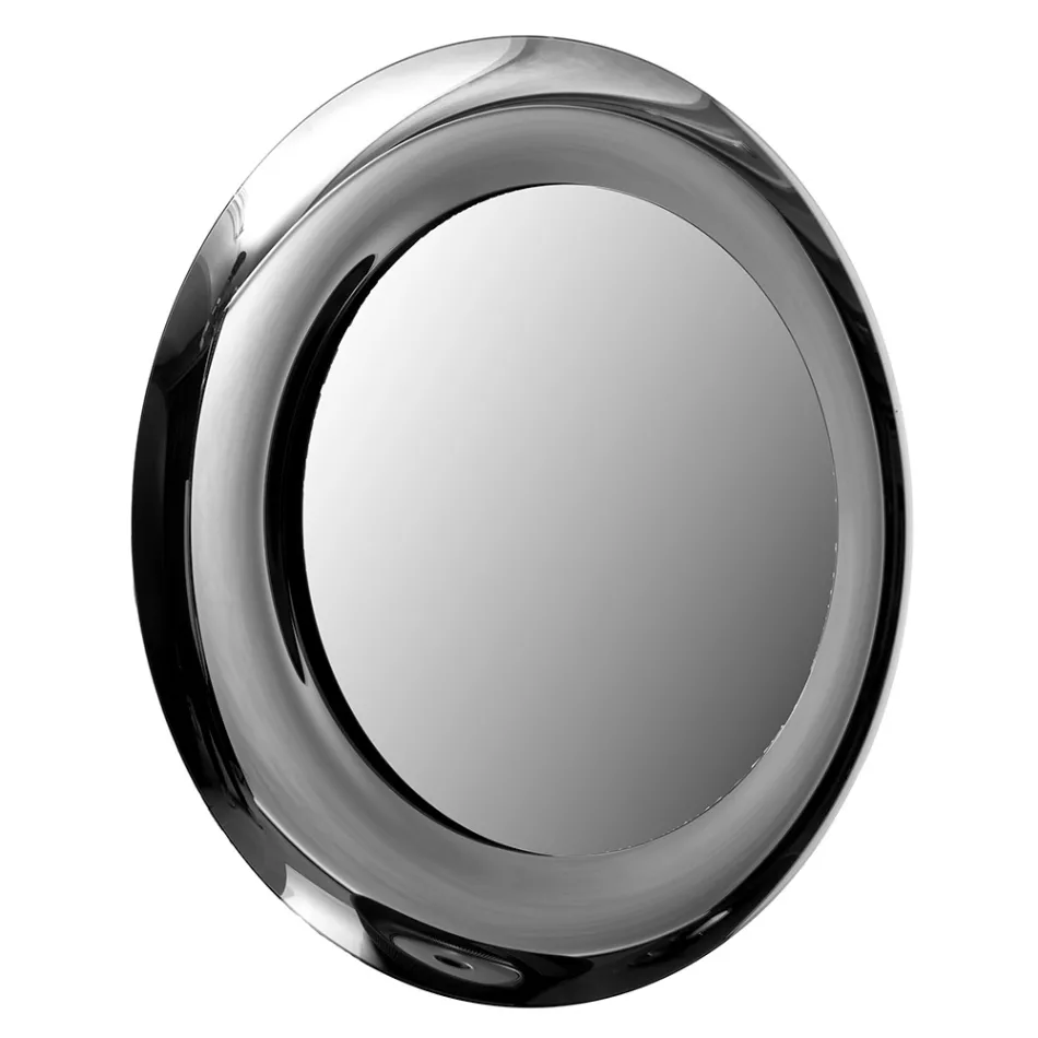 Gebogen glazen spiegel met verlichte led-verlichting - Excelsior Viadurini