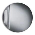 Gemaakt in Italië: Spiegel van gefuseerd glas met golvend patroon - Candida Viadurini