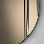 Gemaakt in Italië: Spiegel van gefuseerd glas met golvend patroon - Candida Viadurini