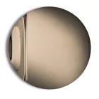 Gemaakt in Italië: Spiegel van golvend gefuseerd glas - Candida Viadurini