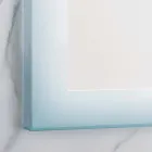 Modern spiegel met matglazen randen, LED-verlichting, Ady Viadurini