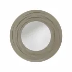 Moderne ronde wandspiegel in gekleurd ijzer Made in Italy - Oregano Viadurini