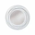 Moderne ronde wandspiegel in gekleurd ijzer Made in Italy - Oregano Viadurini