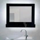Horizontale plexiglas wandspiegelhouder, gemaakt in Italië - Kiran Viadurini