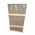 Wandspiegel met LED-achtergrondverlichting, stalen frame Made in Italy - Tundra Viadurini