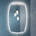 Perimeterspiegel met led-achtergrondverlichting Made in Italy - Slaap