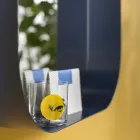 Afgeronde rechthoekige spiegel, metalen frame Made in Italy - Alexandra Viadurini