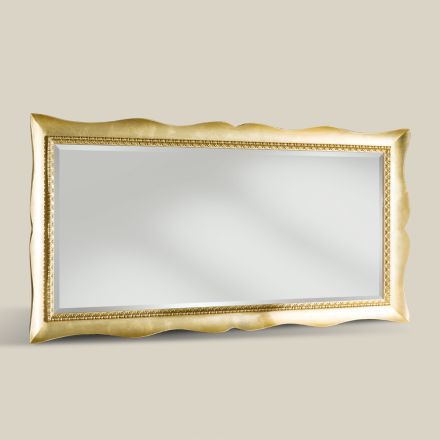 Rechthoekige spiegel met klassiek gevormd frame Made in Italy - Lara Viadurini
