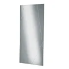 Rechthoekige spiegel met lasergravures, gemaakt in Italië - Alberta Viadurini