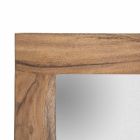 Moderne rechthoekige wandspiegel in acaciahout en spiegel - Eloise Viadurini