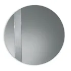 Ronde spiegel met gaasinzetstuk, gemaakt in Italië - Brigitta Viadurini