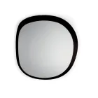 Vormgegeven spiegel bestaande uit twee overlappende glaspanelen, gemaakt in Italië - Alida Viadurini