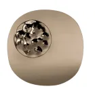 Vormspiegel met golvend glazen inzetstuk, gemaakt in Italië - Adalberta Viadurini