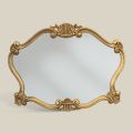 Klassieke spiegel met bladgoud frame Made in Italy - Precious