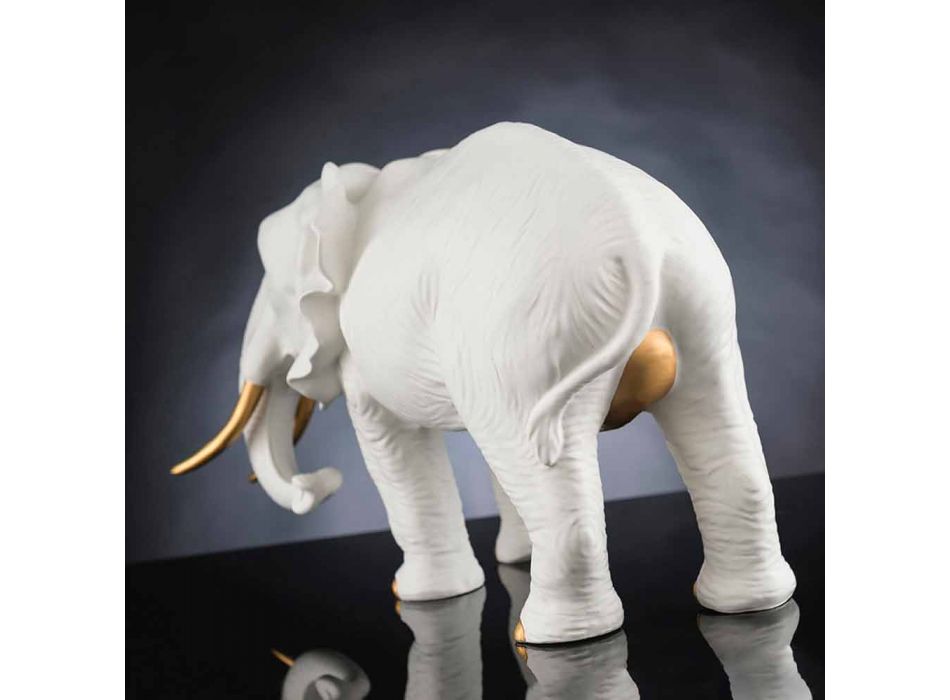 Handgemaakt keramisch olifantenbeeldje gemaakt in Italië - Infanterist Viadurini