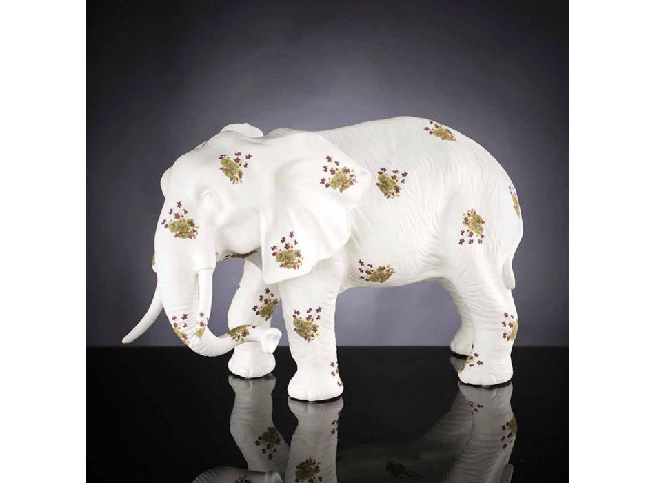 Handgemaakt keramisch olifantenbeeldje gemaakt in Italië - Infanterist Viadurini