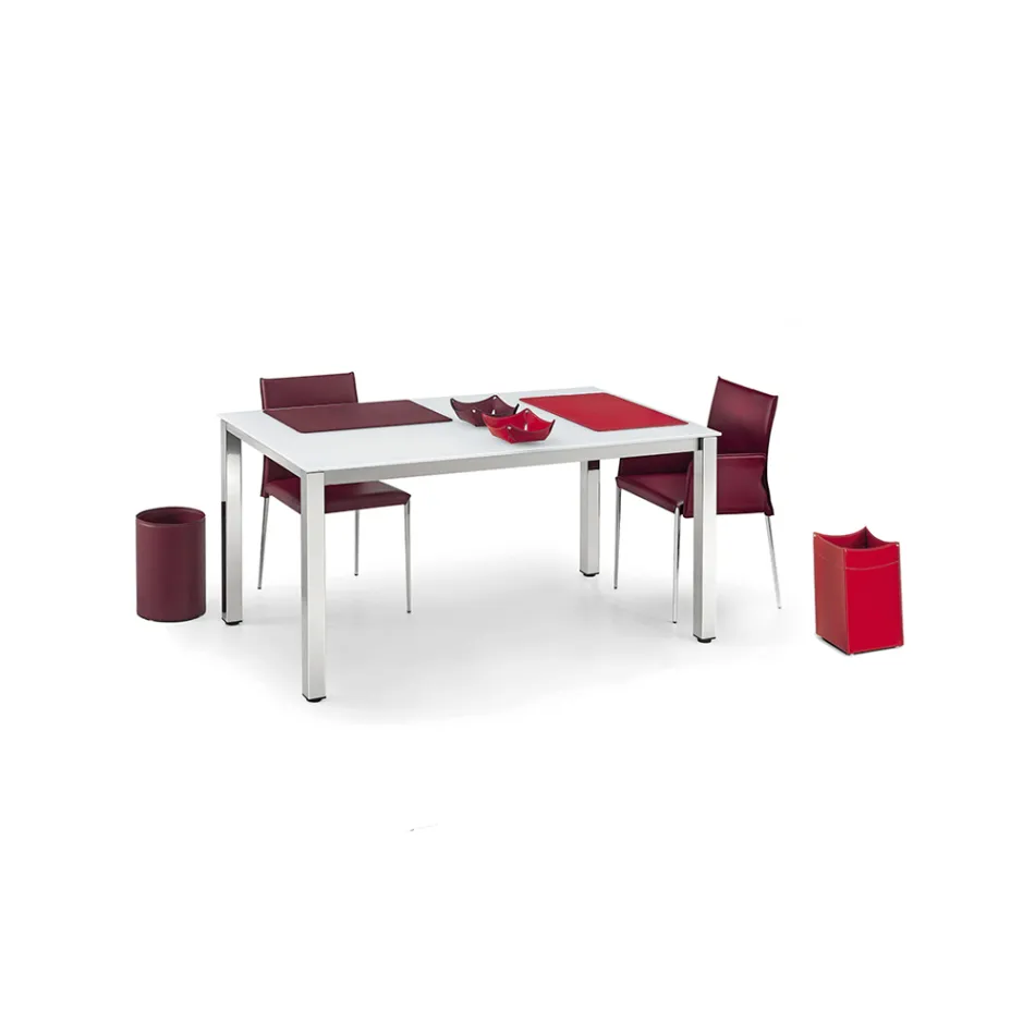 Lege zakken in leer of geregenereerd leer - Kleimodel Viadurini