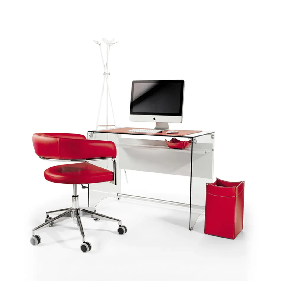 Lege zakken in leer of geregenereerd leer - Kleimodel Viadurini