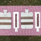 Wit Carrara marmer en hout gemaakt in Italië Design snijplank - Evea Viadurini