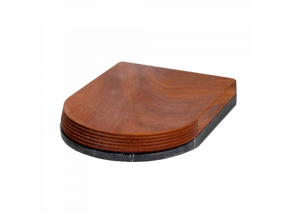 Snijplank en keukenaccessoires in marmer, hout en staal Luxe design - Icaro Viadurini