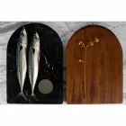 Snijplank en keukenaccessoires in marmer, hout en staal Luxe design - Icaro Viadurini