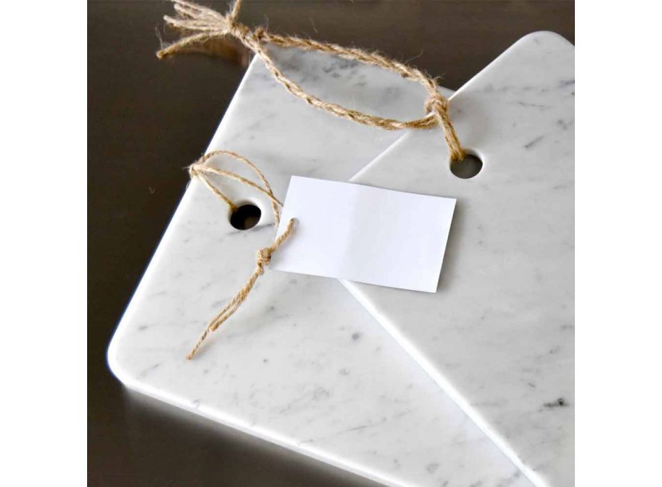 Snijplank in Carrarra wit marmer van Made in Italy Design - Masha Viadurini
