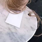 Moderne ovale snijplank in wit Carrara-marmer Made in Italy - Masha Viadurini