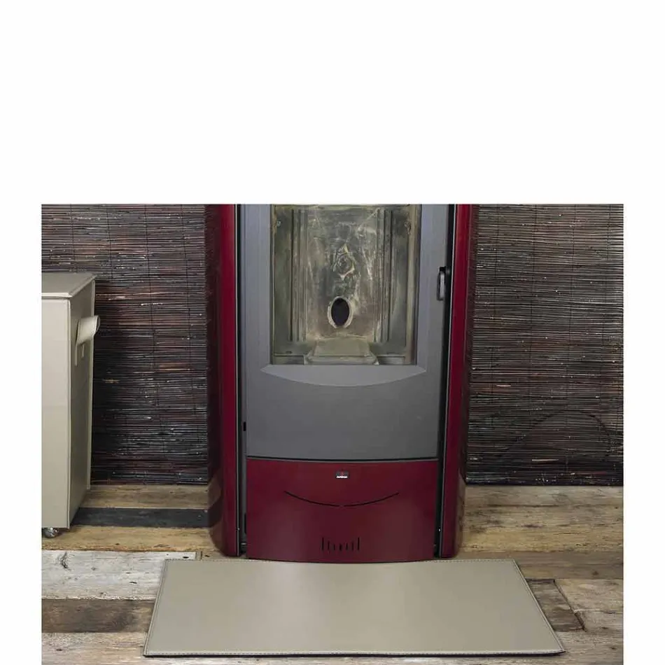 Leren mat voor open haard / kachel Cleo Made in Italy Viadurini