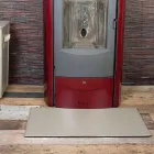 Leren mat voor open haard / kachel Cleo Made in Italy Viadurini