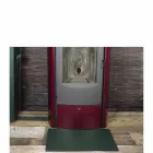 Leren mat voor open haard / kachel Virgilio Made in Italy Viadurini