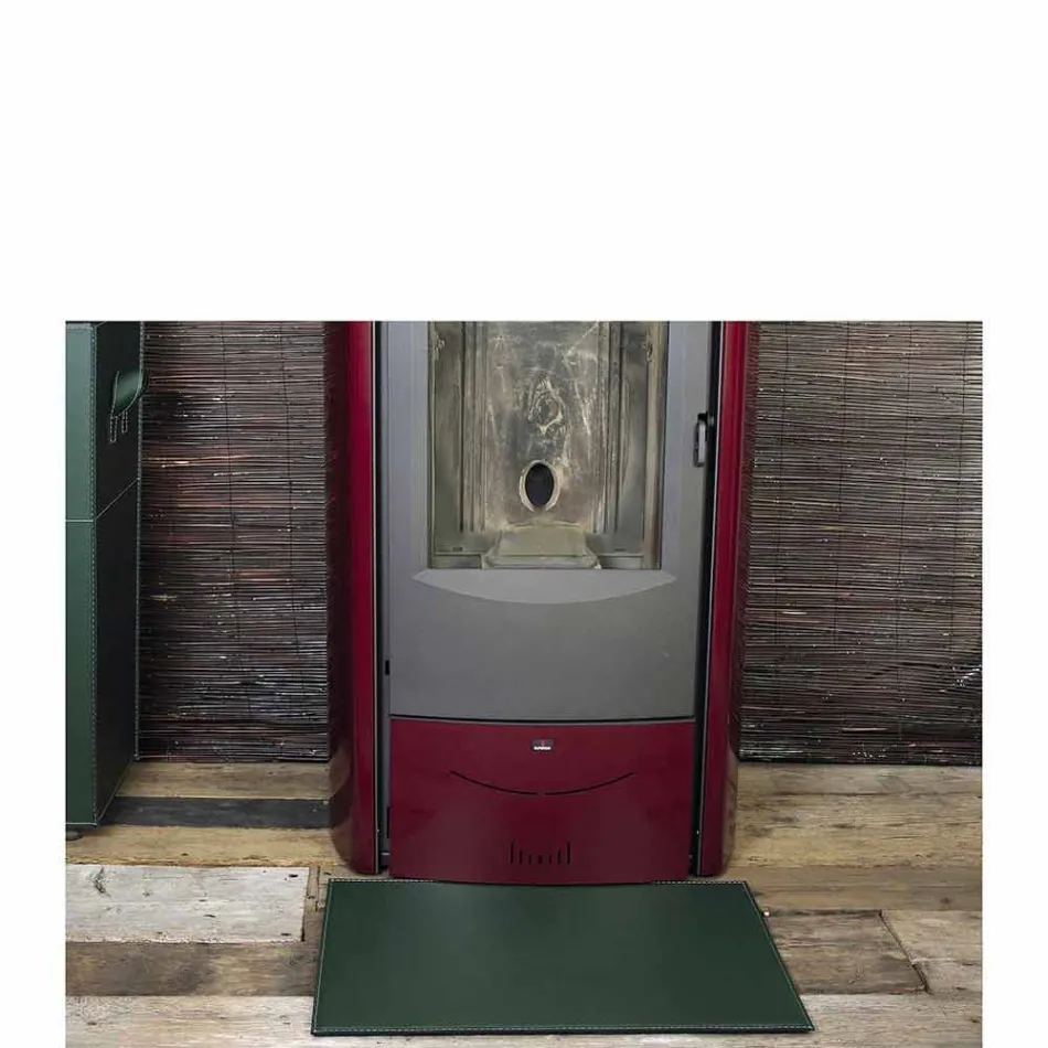 Leren mat voor open haard / kachel Virgilio Made in Italy Viadurini