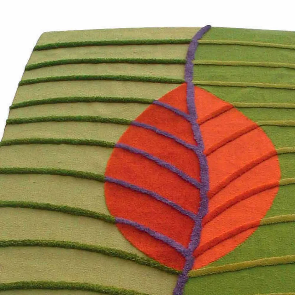 Handgetuft wollen woonkamertapijt Made in Italy - Posillipo Viadurini