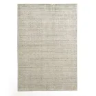 Woonkamertapijt geproduceerd op een handmatig weefgetouw in viscose, wol en katoen - Cristel Viadurini