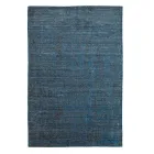 Woonkamertapijt geproduceerd op een handmatig weefgetouw in viscose, wol en katoen - Cristel Viadurini