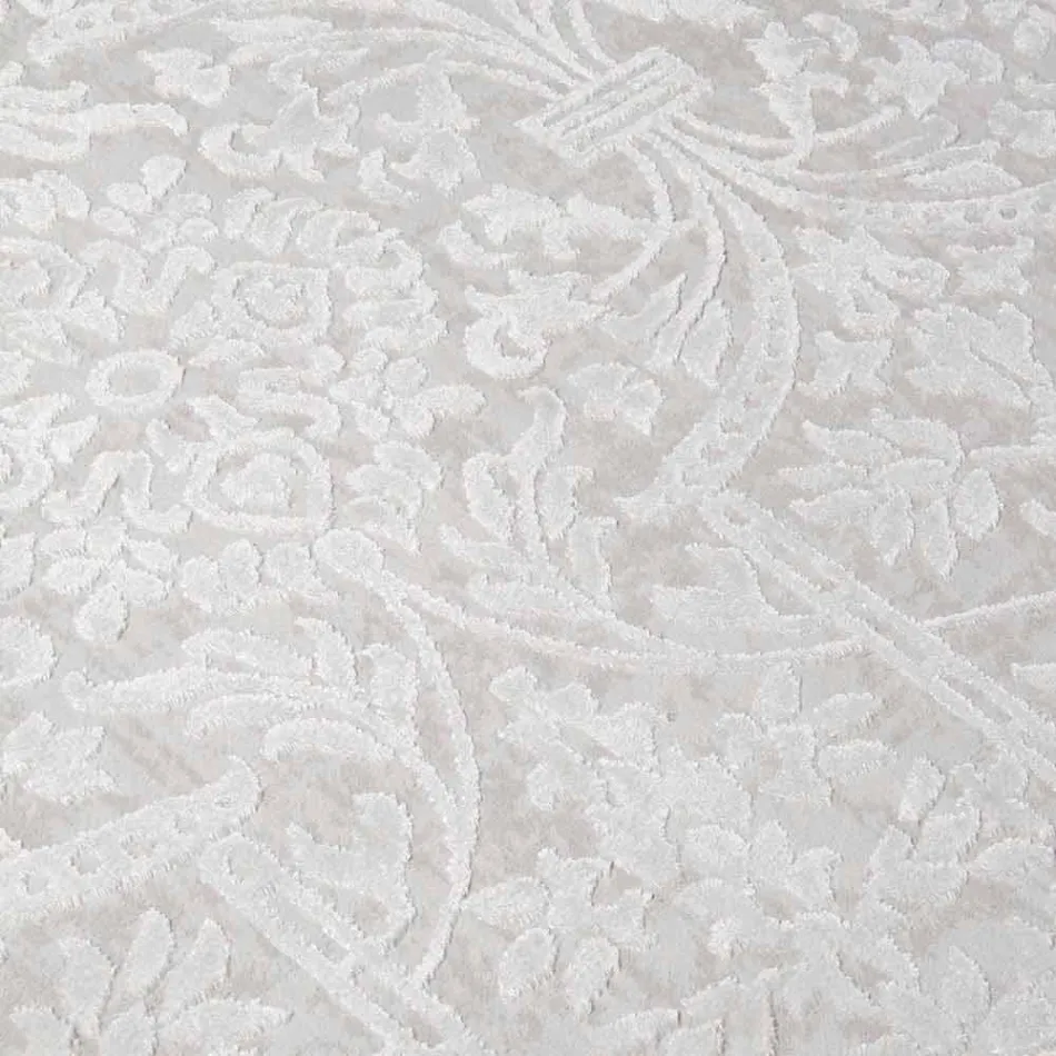 Design vloerkleed met beige design in polyester en viscose - Occitanië Viadurini