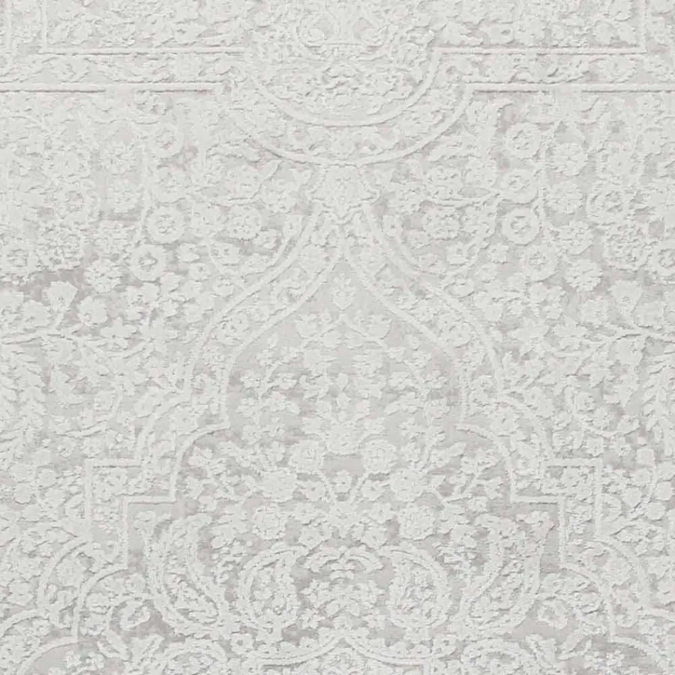 Design vloerkleed met beige design in polyester en viscose - Occitanië Viadurini