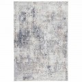 Design beige tapijt met tekening in viscose en polyester - Occitanië