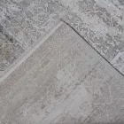 Designtapijt in Viscose en Acryl Grijs Beige met Design - President Viadurini