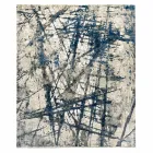 Modern design woonkamertapijt in bamboezijde en wol - Laptos Viadurini