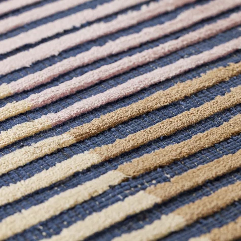 Handgemaakt modulair gekleurd viscosekleed geweven in India - Gilberto Viadurini